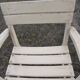 Pair of wooden armchairs