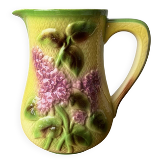 Ancien pichet en barbotine « Lilas » St Clément