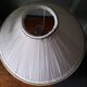 Vintage lamp from the 1940s with its pleated shade.