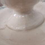 Old Saucière with white and green earthenware handle