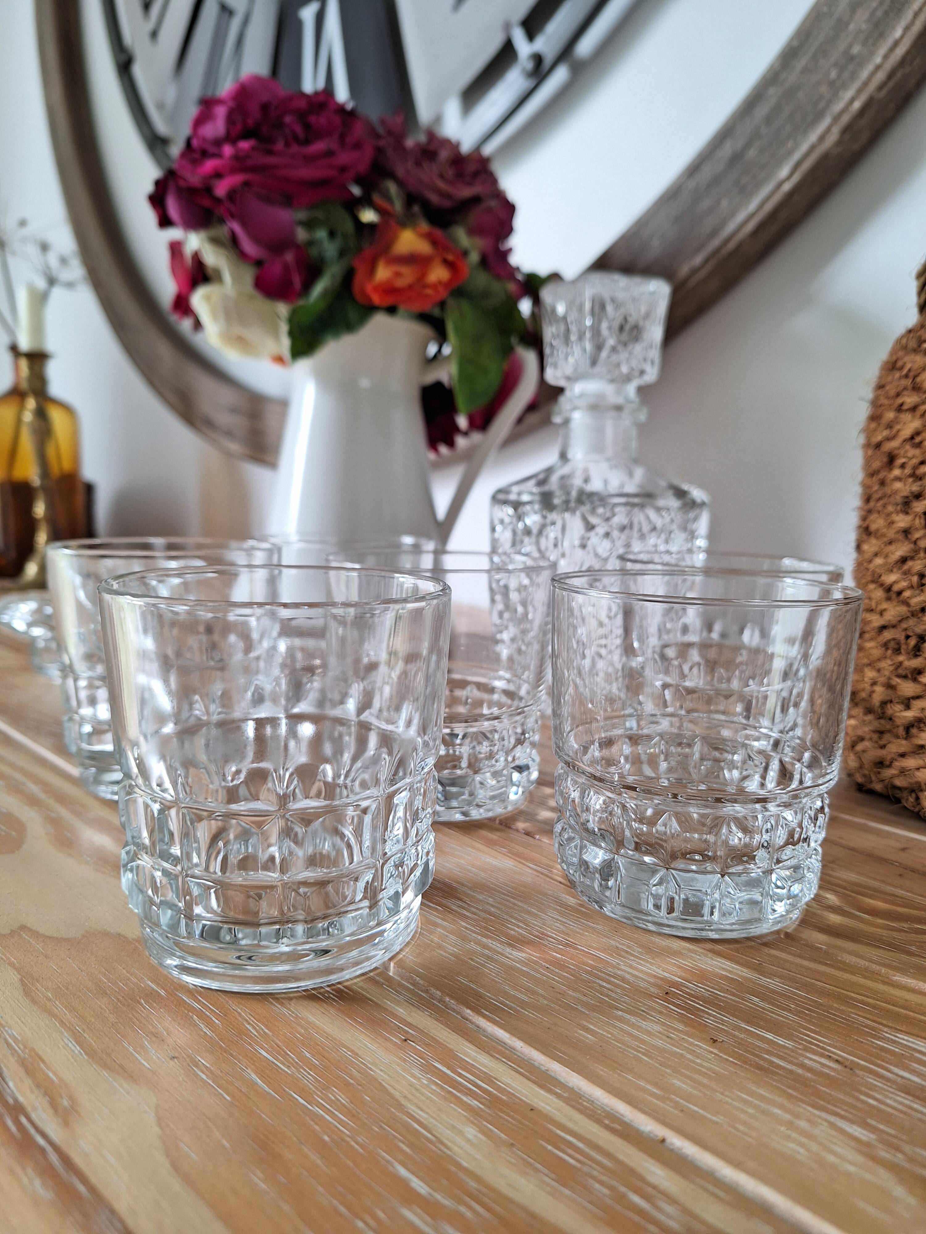 Art deco whiskey glasses