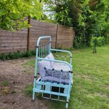 Wrought iron bench