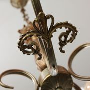 Lustre en laiton Art-déco, années 1930