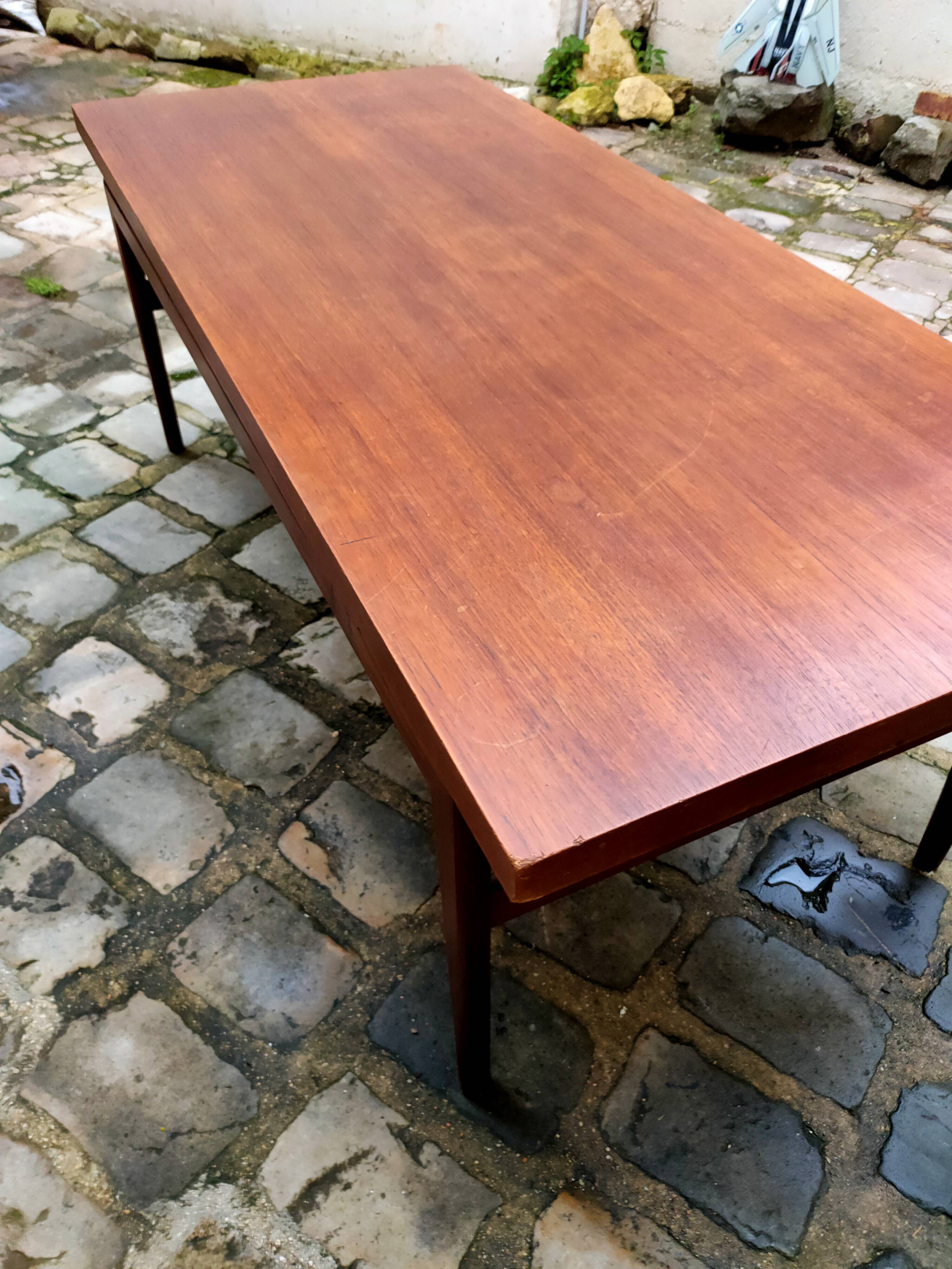 Vintage teak coffee table