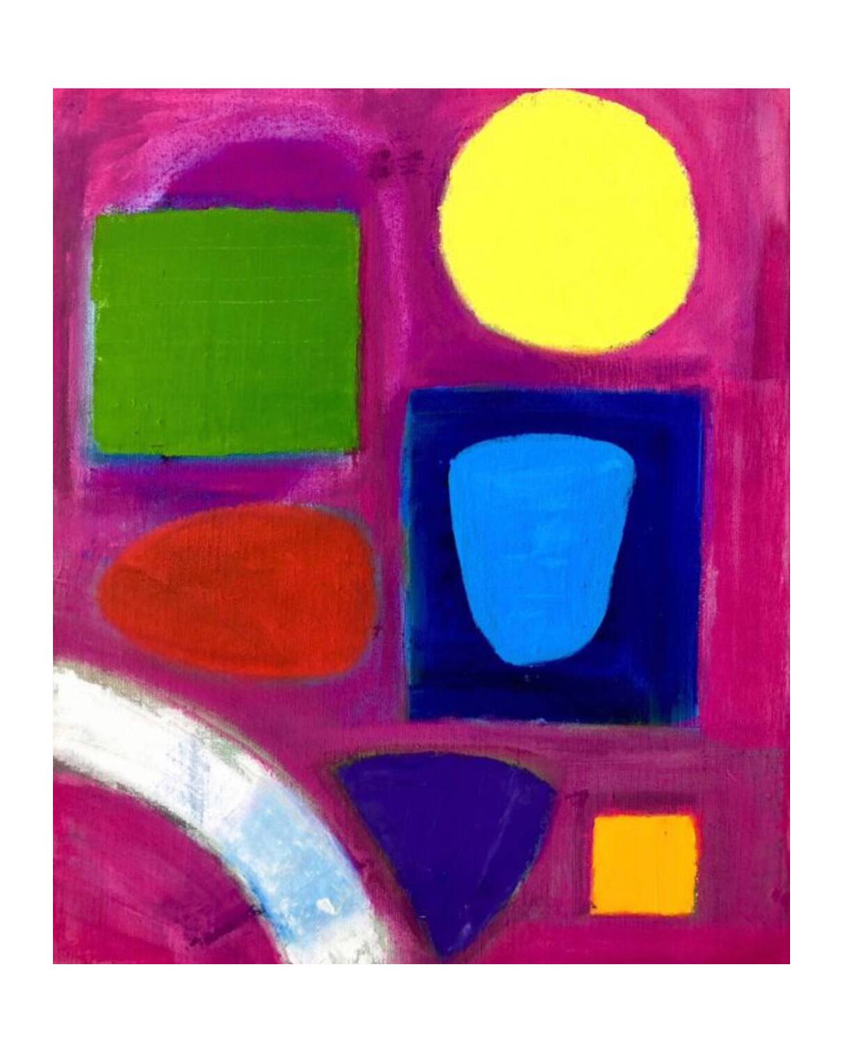 Abstract Pink Painting