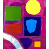 Abstract Pink Painting