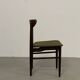 6x Rosewood Dining Chairs Scandinavian 1950s