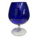 Empoli dark blue large glass shape vase 1960s