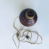 Lampe organique en palissandre