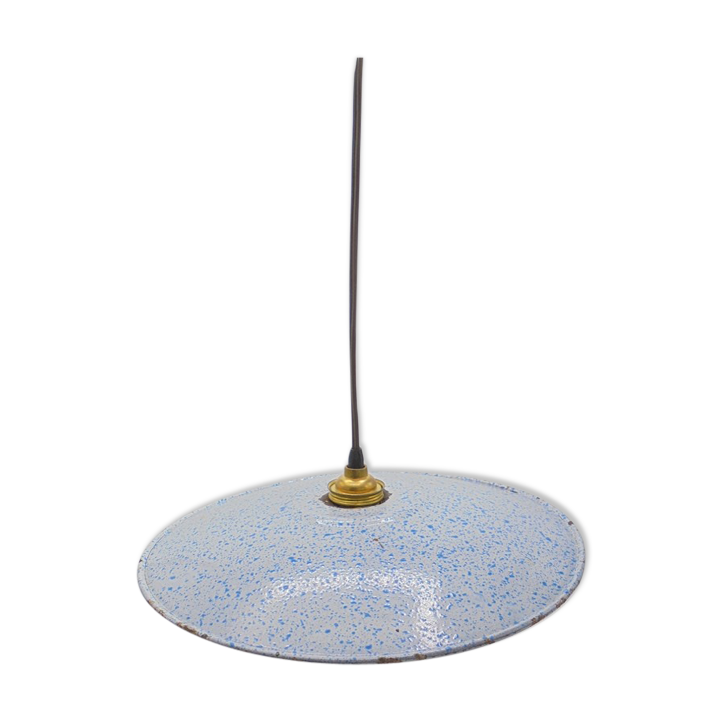 Speckled enameled hanging