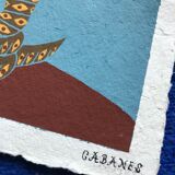 Painting Camille Cabanes - Snake - Eye