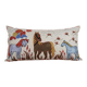 Vintage embroidered cushion cover 46x86 cm