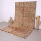 Peach Vintage Moroccan Rug 190 x 352 cm - Berber Wool Rug - Handmade Rug