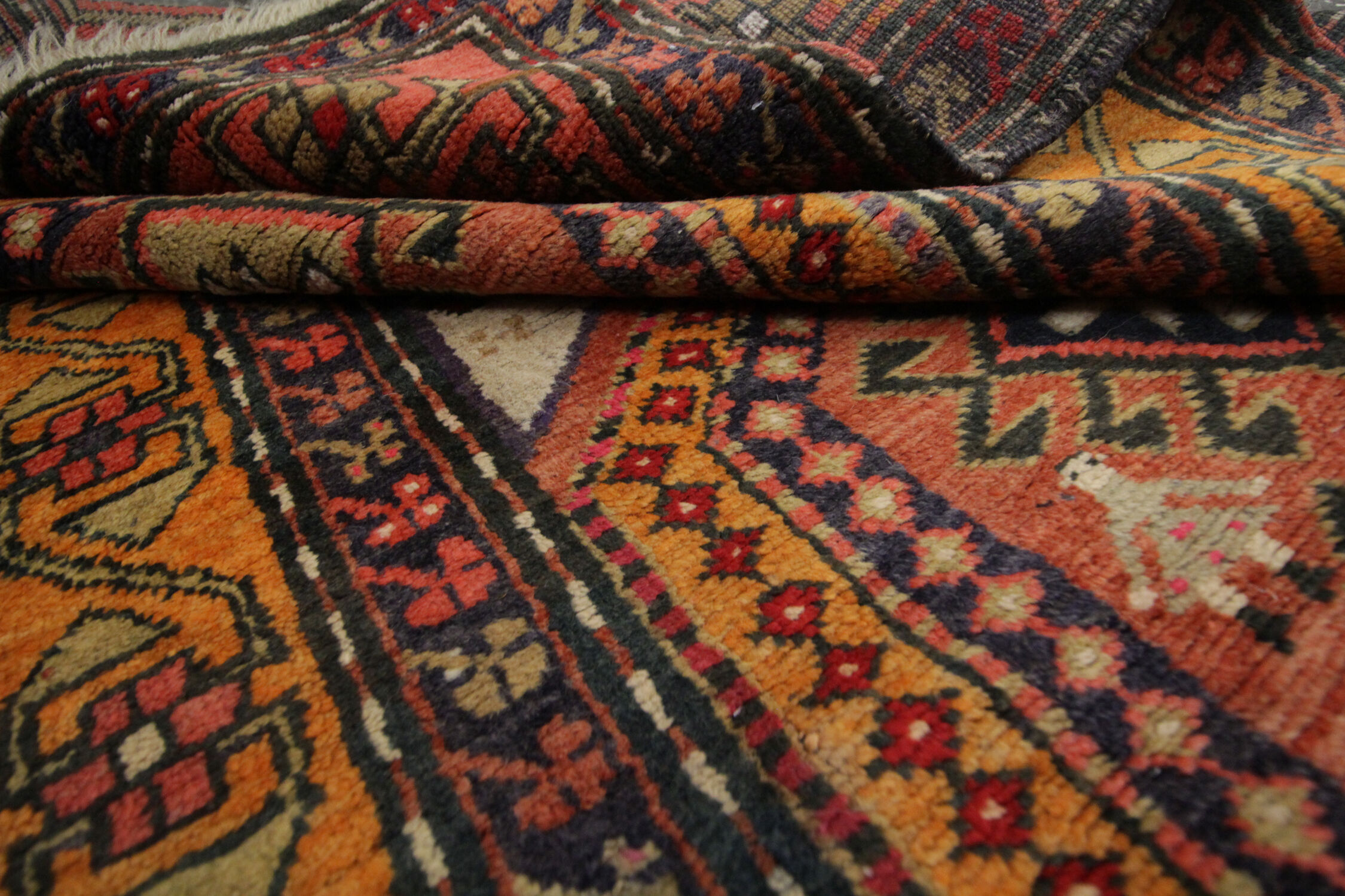 Vintage Caucasian Karabagh Rug 94x196cm