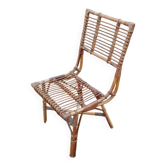 vintage antique rattan armchair