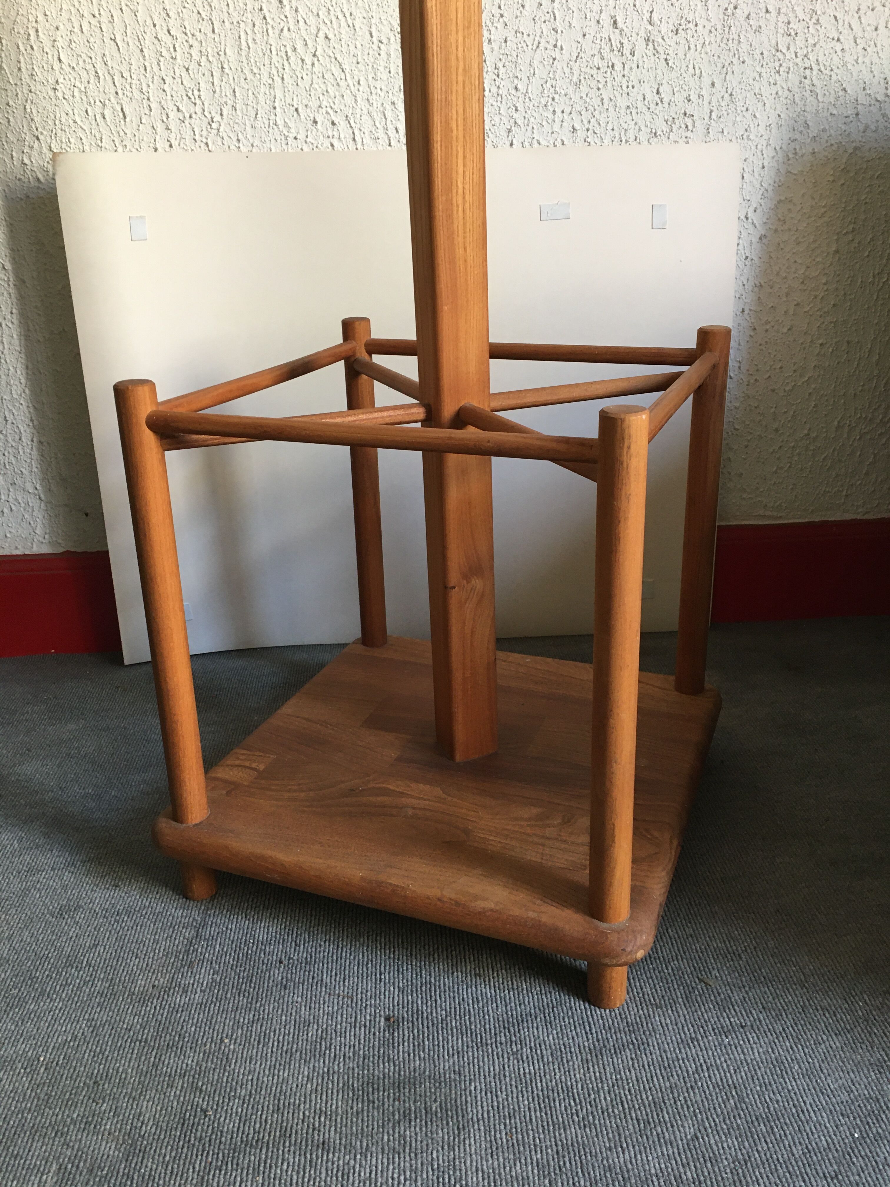 Scandinavian vintage parrot coats holder