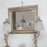 Pair of bronze table lamps