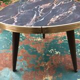 Vintage formica trifod table top 60s