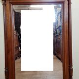 large Renaissance style oak mirror circa 1850