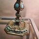 Lamp style napoleon 3 bronze painted electricity