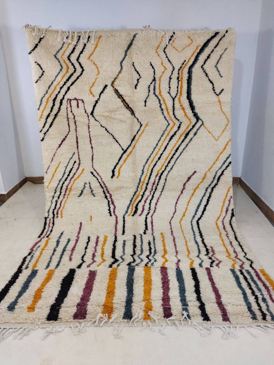 Handmade Moroccan Berber rug 310 X 197 CM