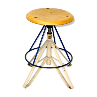 Tabouret de style industriel, Suède, 1960