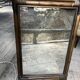 Antique woven bamboo mirror – colonial style – early 20th century