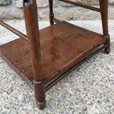 Folding wooden children's high chair