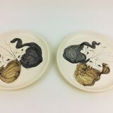 Plates Vallauris Le Brescon 1950