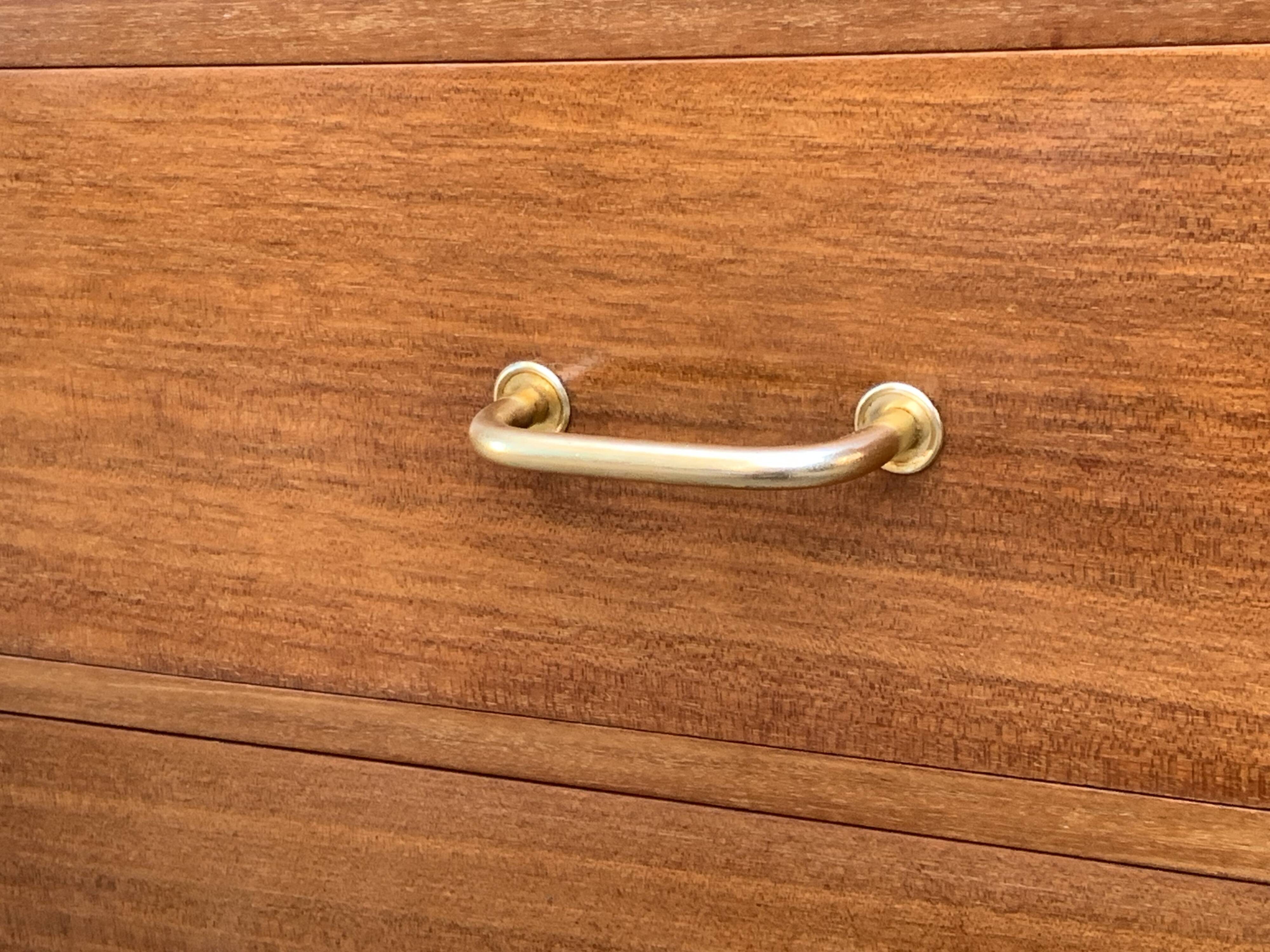 Vintage chest of drawers with compass feet 1960 H112