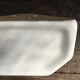 Set of 3 white ceramic shelves art deco bathroom