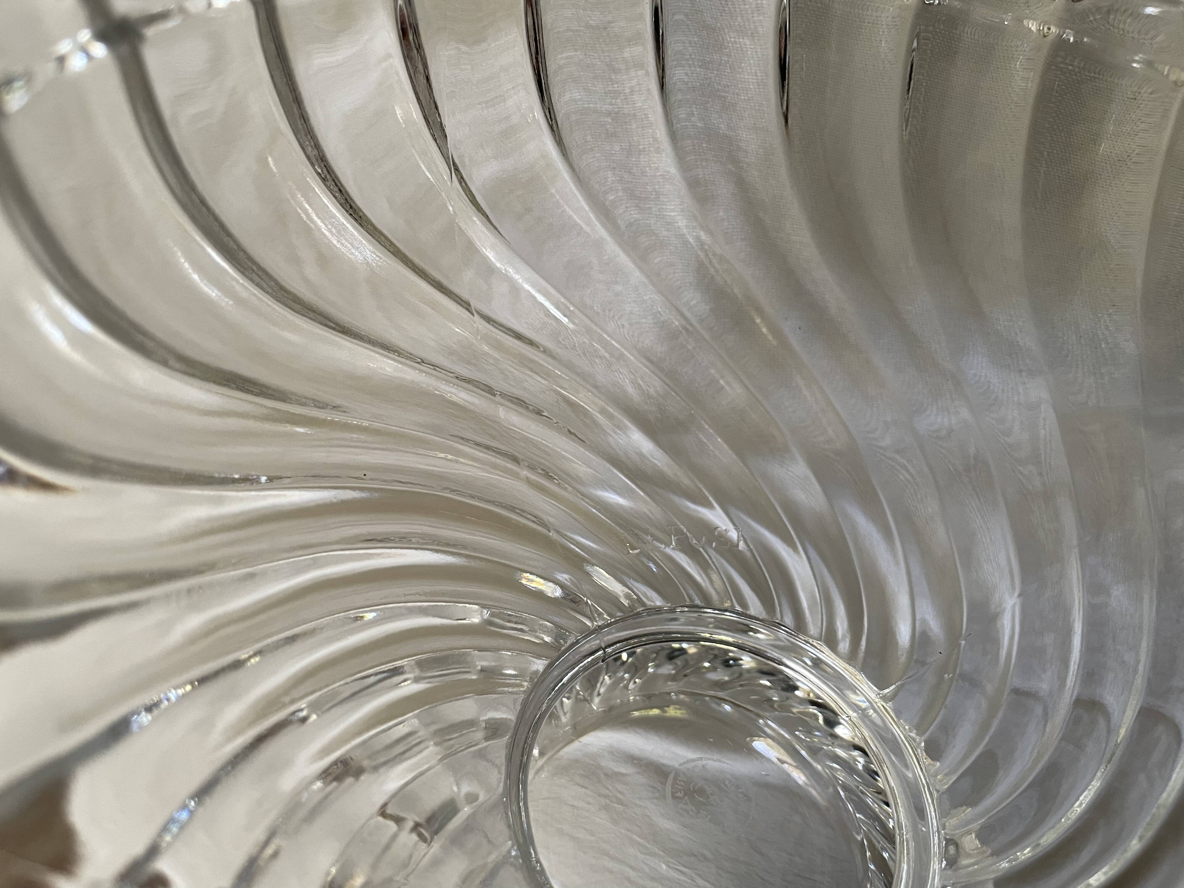 Baccarat crystal candy box, Bamboo model