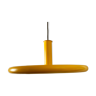 Suspension jaune original des années 1970 produit au Danemark par Fog & Morup - Conçu par Hans Due - XL 50 cm