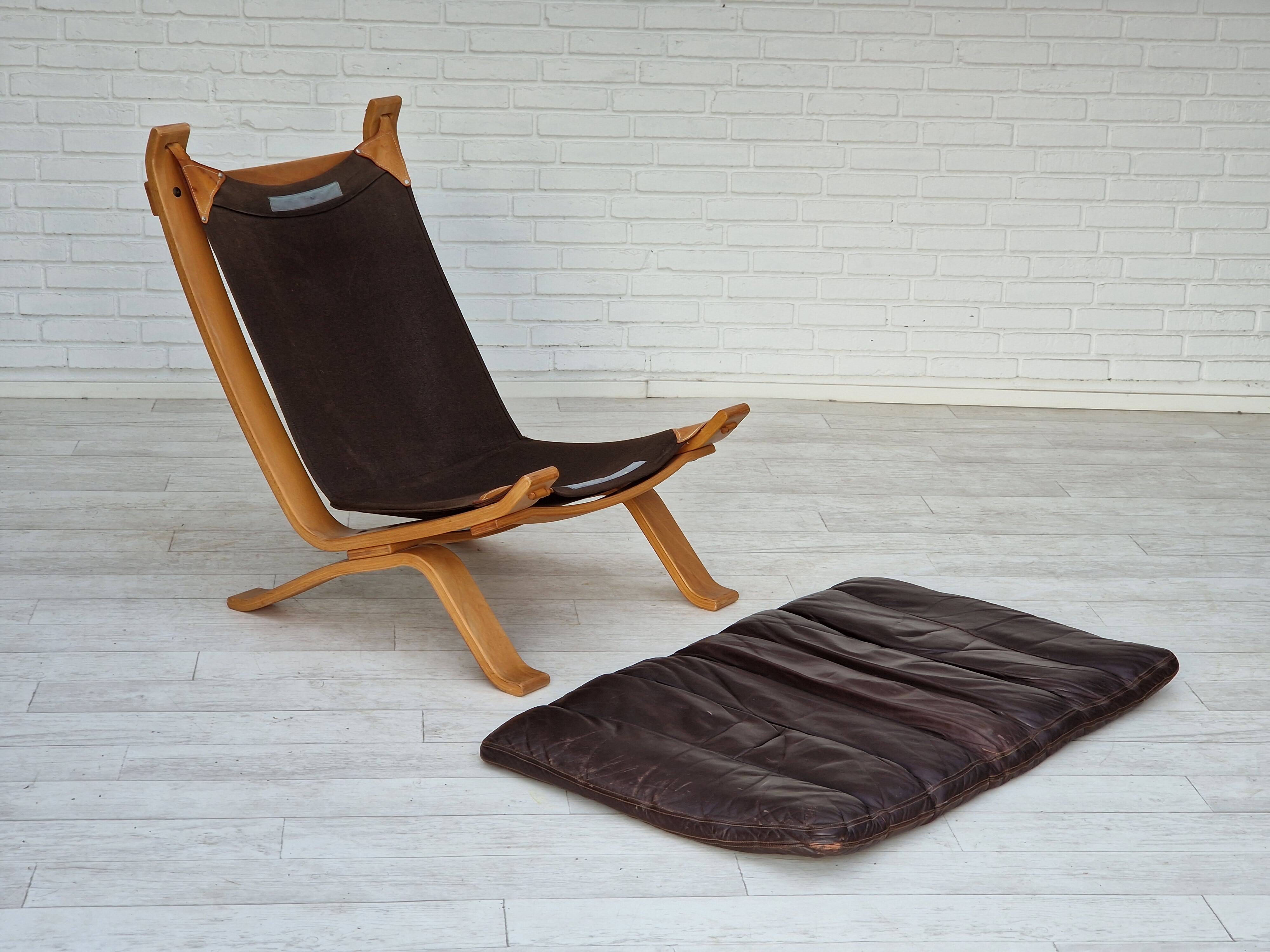 Fauteuil danois par Brammin Møbler années 70