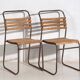 Chaises de jardin anciennes (vers 1920). Ensemble de 4 pièces #2