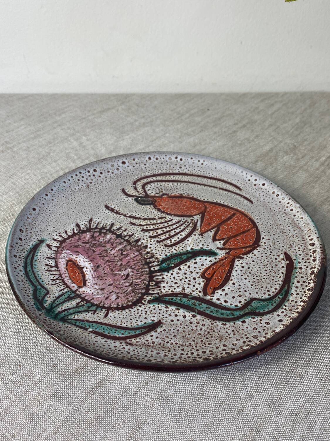 Daniel Etienne Vallauris ceramic plates