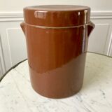 Saloir in glazed stoneware vintage 70s