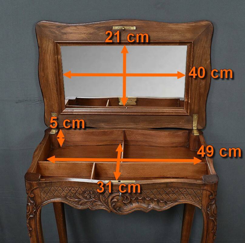 Solid beechwood workbench, Louis XV style – Early 20th century