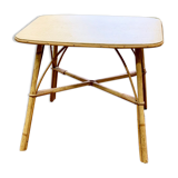 Rattan coffee table 1960s