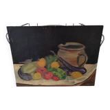 Still life with sandstone pitcher