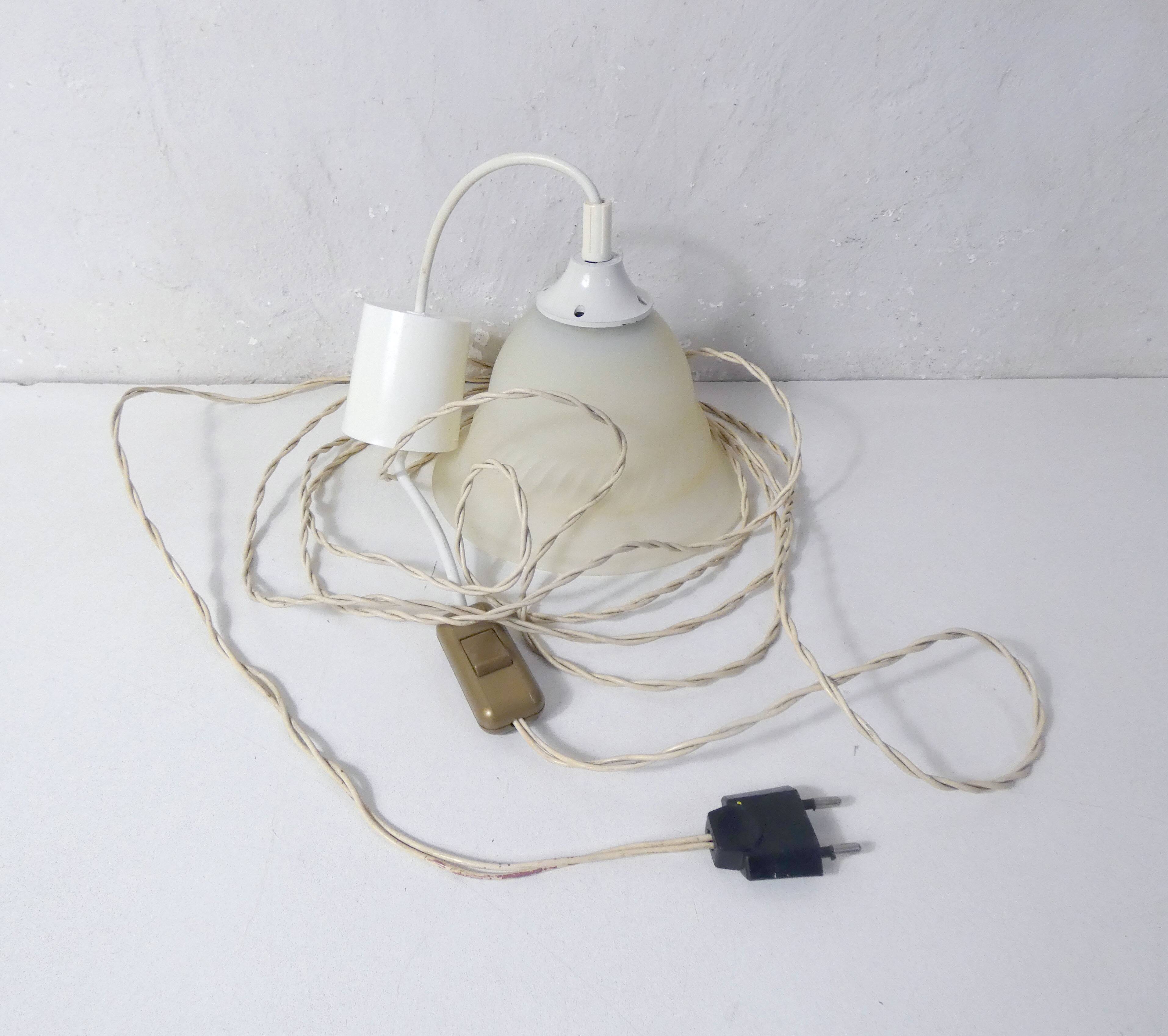 Vintage glass paste hanging lamp