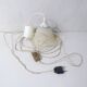 Vintage glass paste hanging lamp