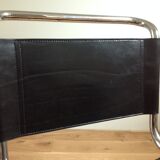 Mies Van Rohe chrome and leather chair
