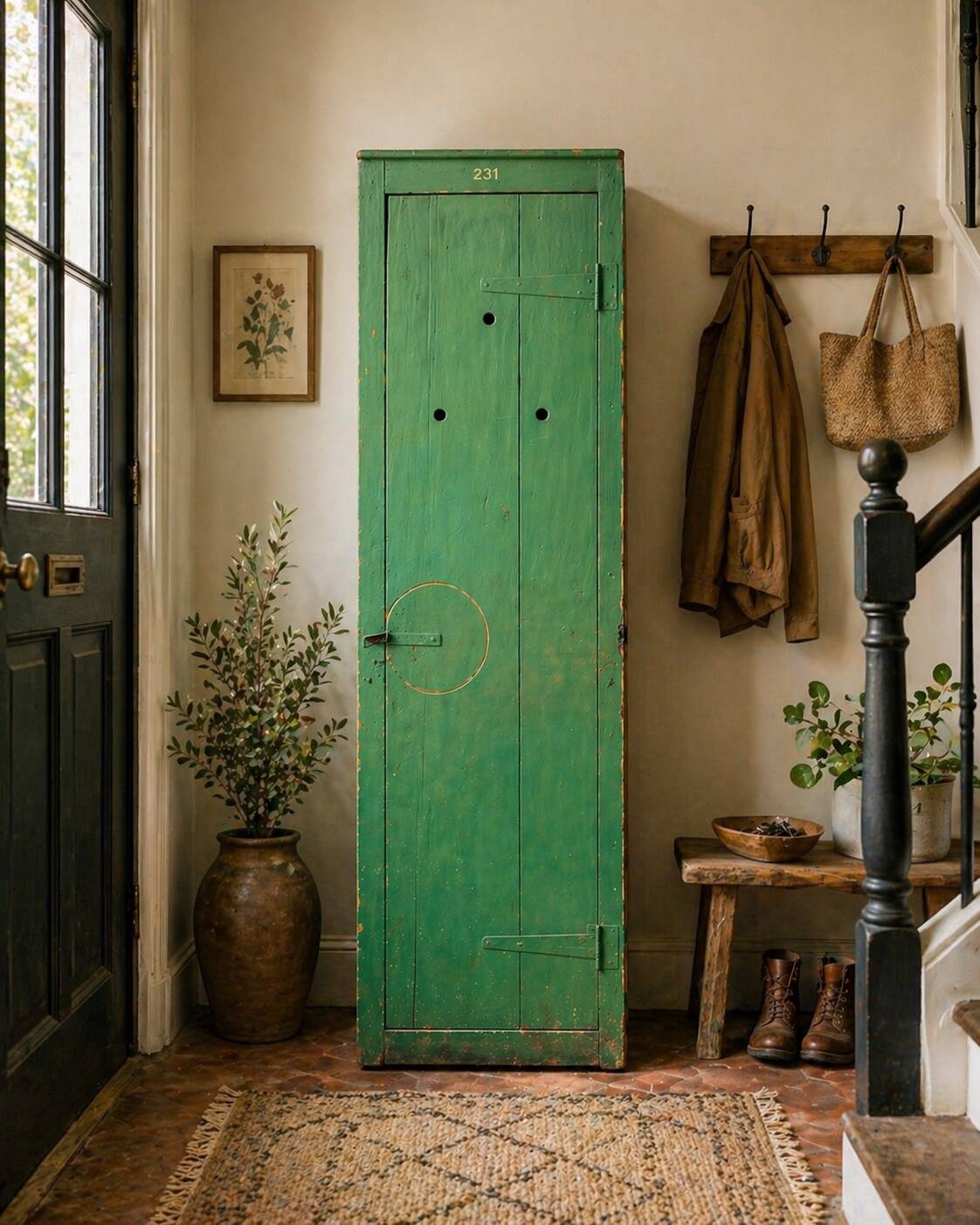 Green workshop cabinet 1940