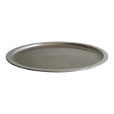 Plateau rond en inox, design moderne épuré