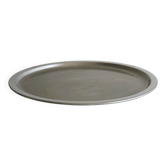 Plateau rond en inox, design moderne épuré