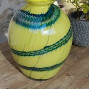 Two-tone blown glass vase from the 70s