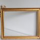 Old gilded wooden frame
