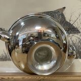 Champagne bucket in silver metal