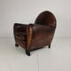 Leather Art Deco Gentleman’s Club Chair